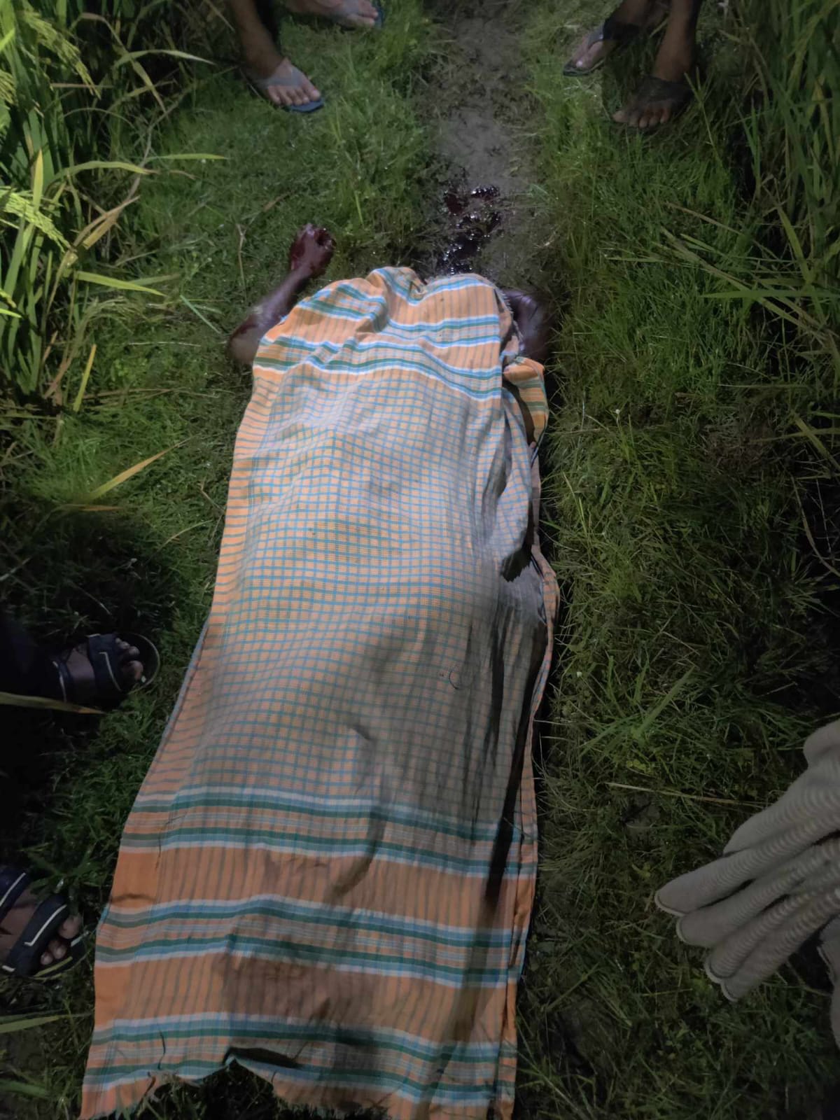 সৈয়দপুরে ধানক্ষেত থেকে যুবকের মরদেহ উদ্ধার 