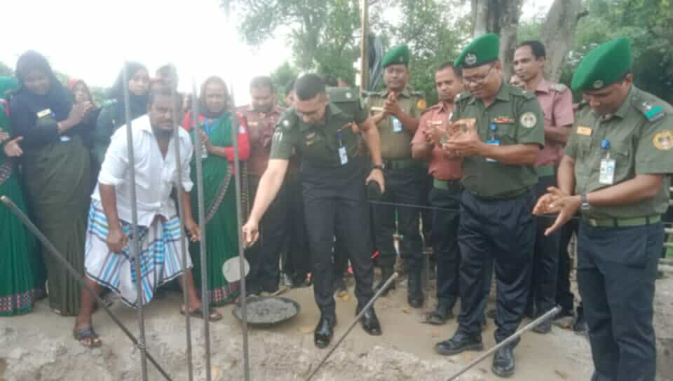 ডোমার আনসার ভিডিপি’র নতুন ভবনের ভিত্তি প্রস্তর স্থাপন