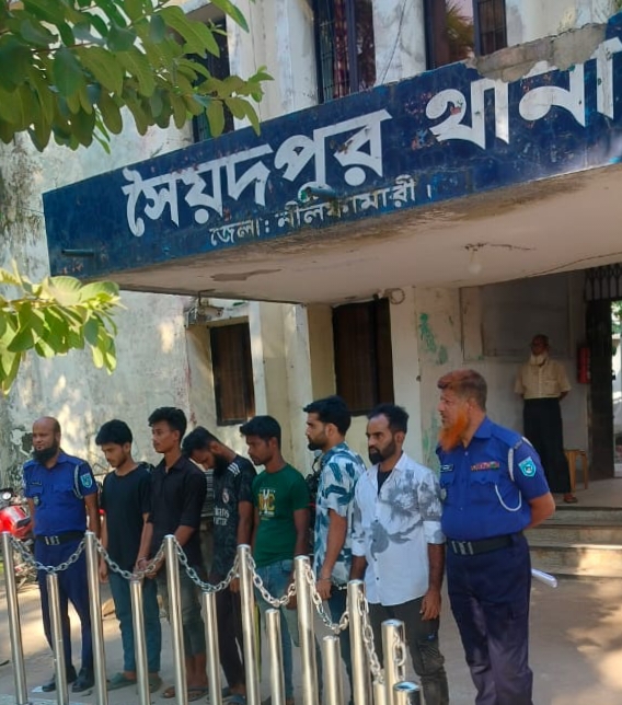 সৈয়দপুরে চার মাদকসেবীর ভ্রাম্যমাণ আদালতে কারাদণ্ড