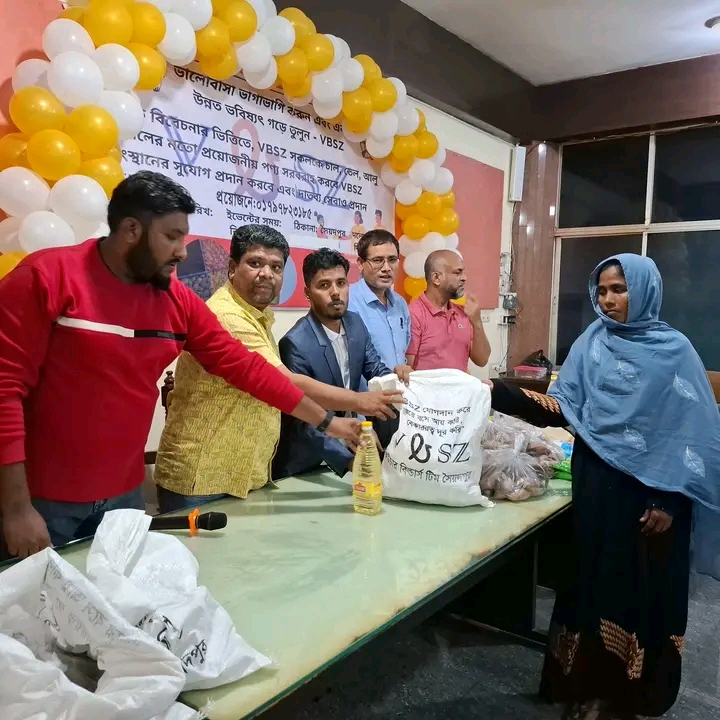 সৈয়দপুরে ভিবিএসজেড টিমের পক্ষে শতাধিক দুস্থদের খাদ্যসামগ্রী সহায়তা