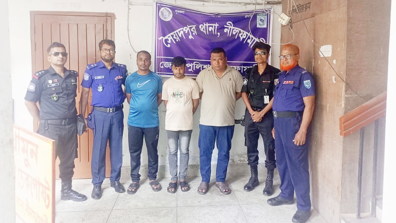 সৈয়দপুরে যৌতুকের দাবিতে গৃহবধূ হত্যা: র‍্যাবের অভিযানে গ্রেফতার ৩